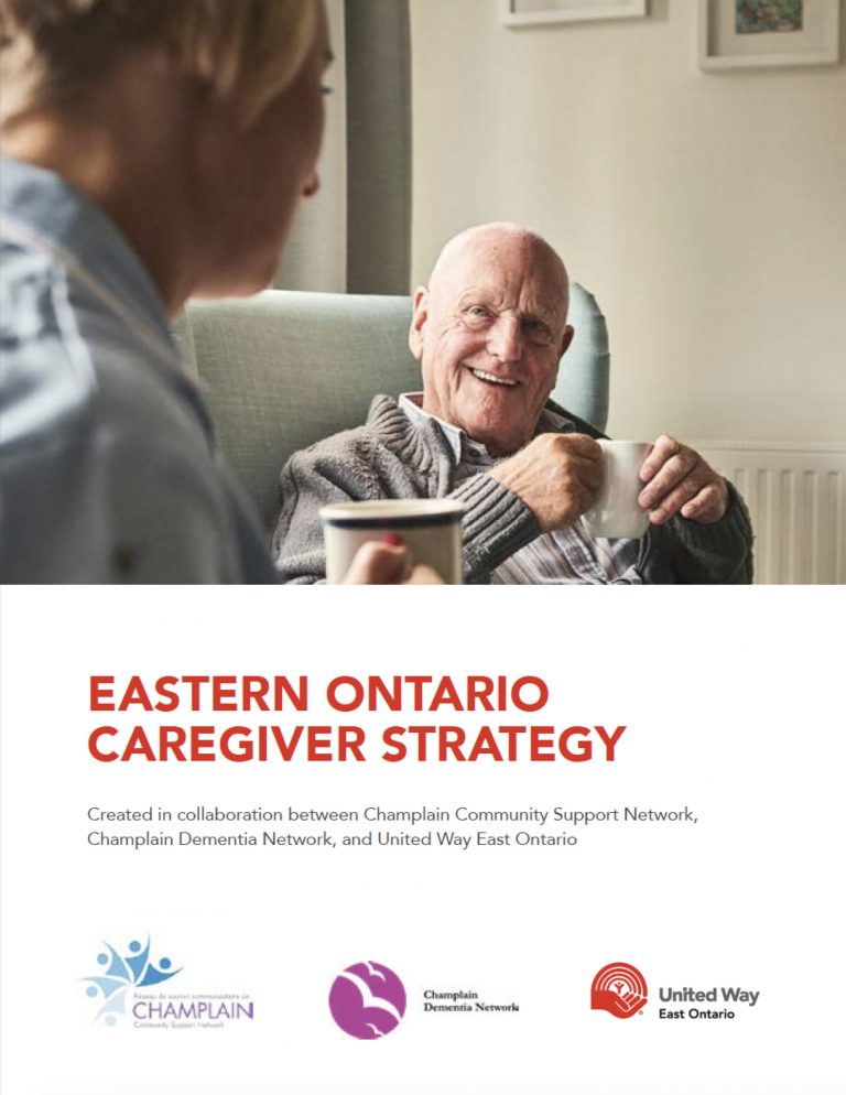 United Way East Ontario Caregiver Strategy Cover