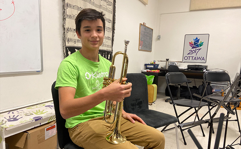 Kai, 16, OrKidstra participant