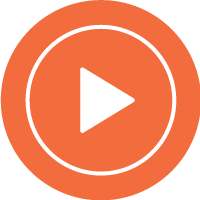 An orange play button.