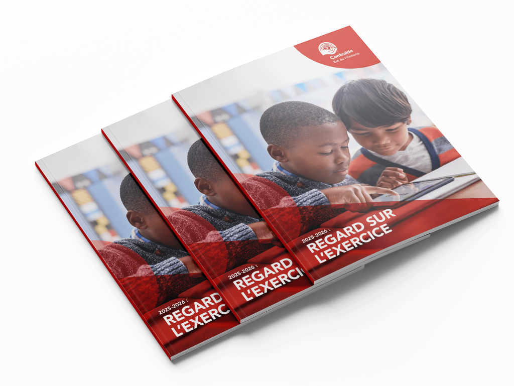 A photo of the 2025-26 Annual Report cover.